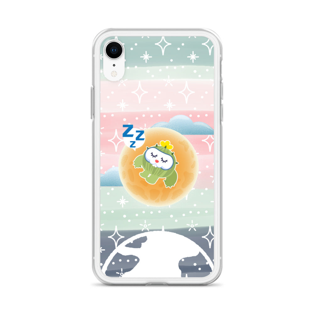 【iPhone】Sleeping on The Moon - Phone Clear Case