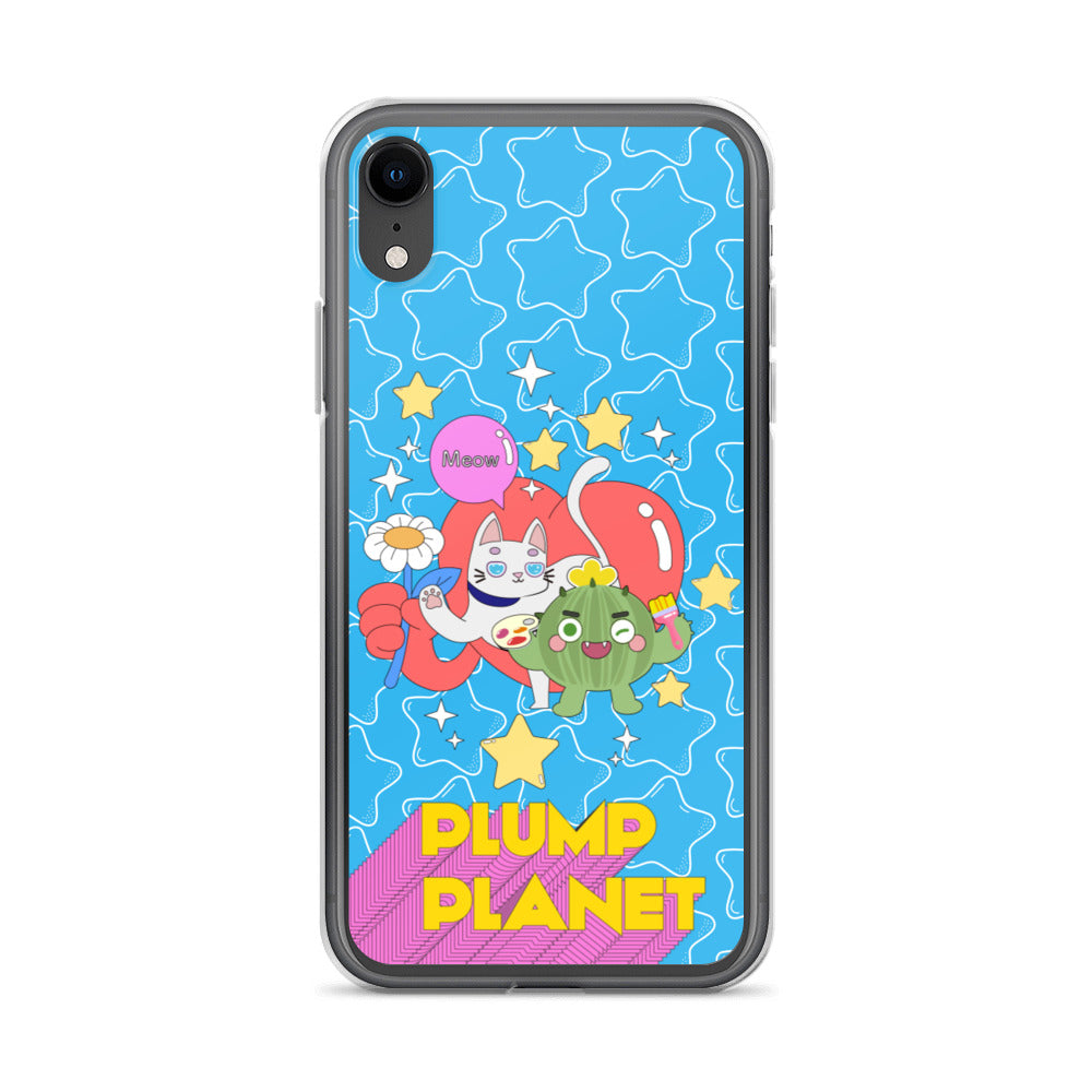【iPhone】Cactus Press B to Meow - Phone Clear Case