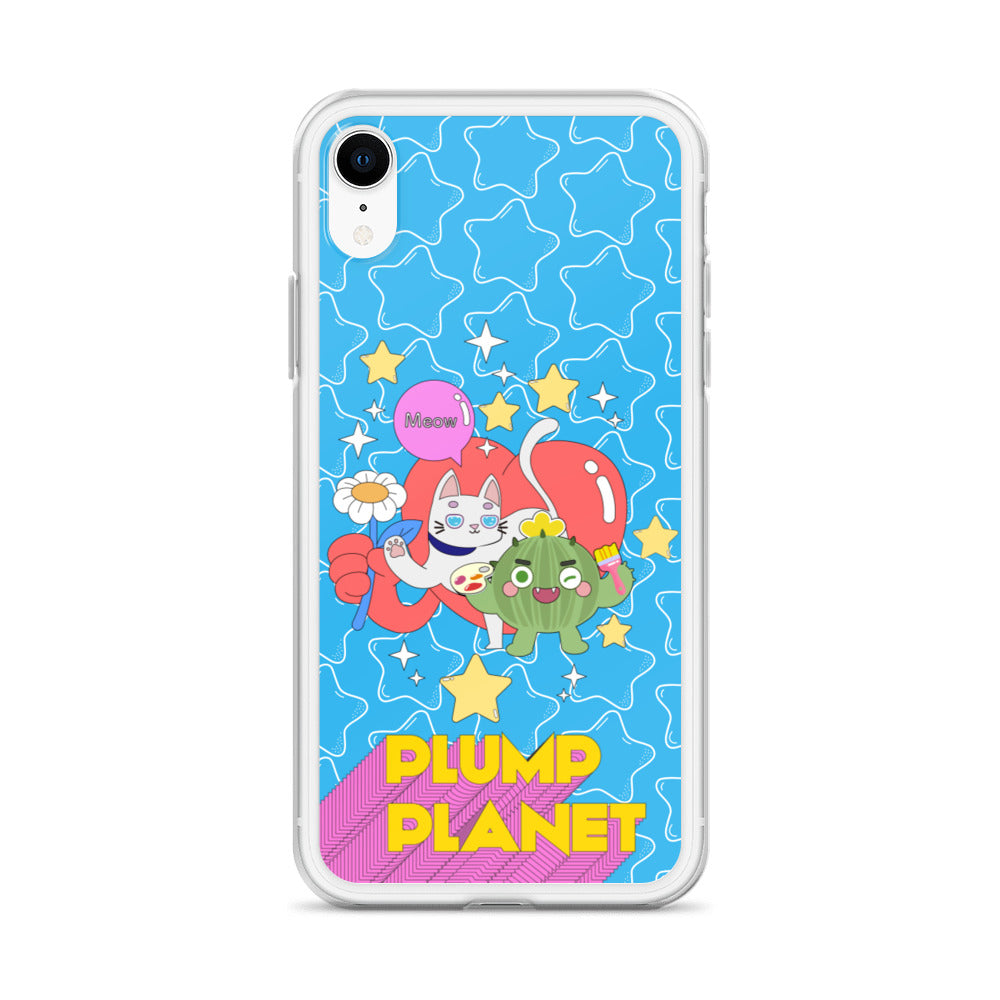 【iPhone】Cactus Press B to Meow - Phone Clear Case