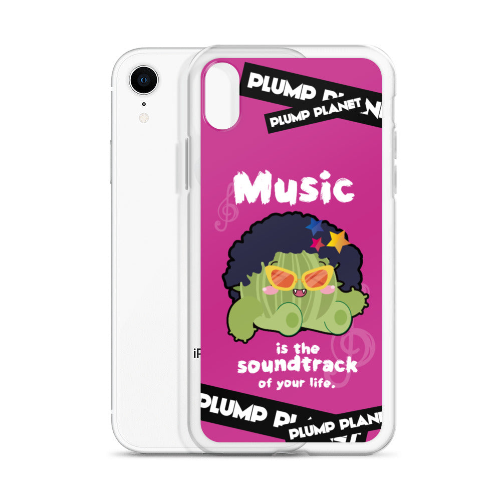 【iPhone】Music is the soundtrack of Life  - Phone Clear Case