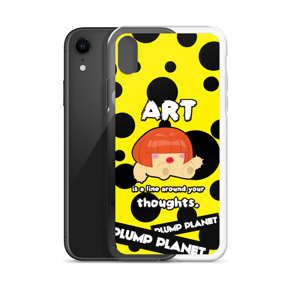 【iPhone】ART is a line around your thoughts  - Phone Clear Case