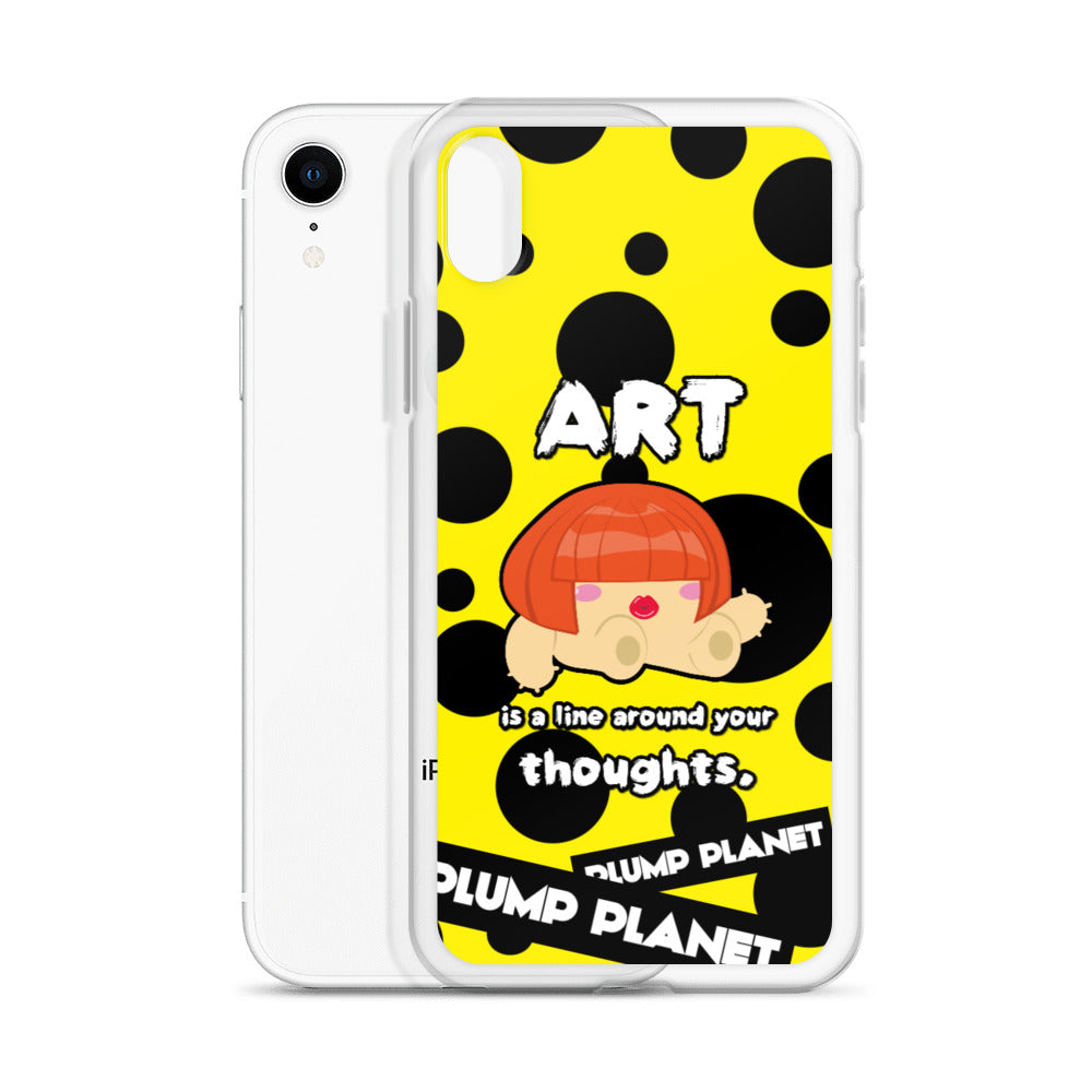 【iPhone】ART is a line around your thoughts  - Phone Clear Case