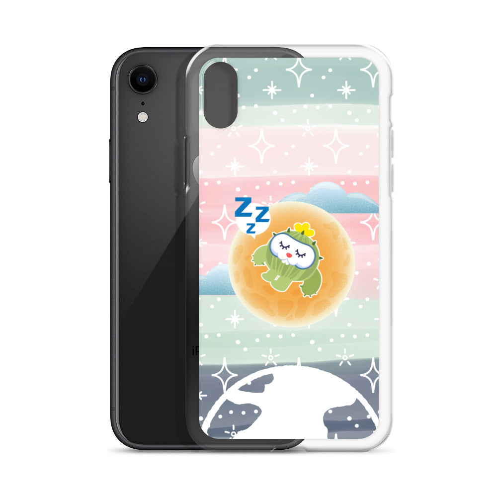 【iPhone】Sleeping on The Moon - Phone Clear Case