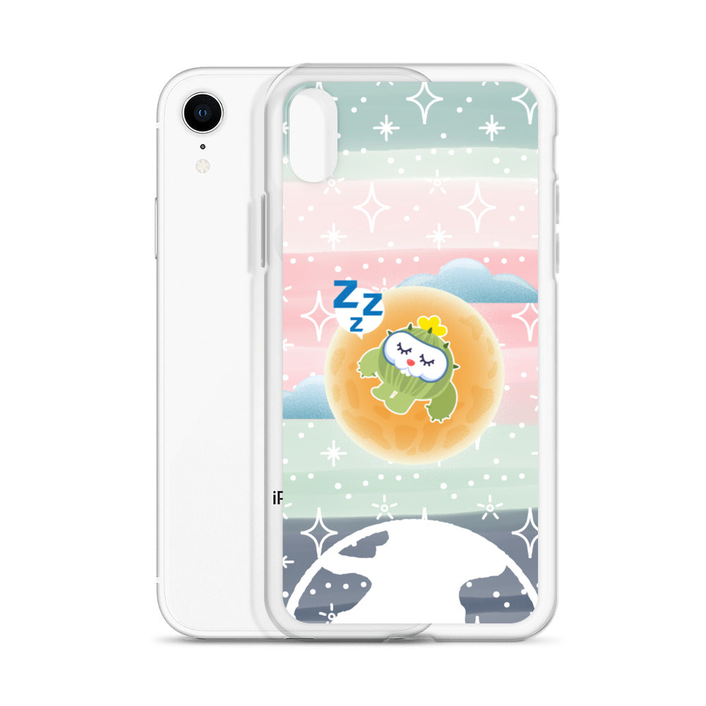 【iPhone】Sleeping on The Moon - Phone Clear Case