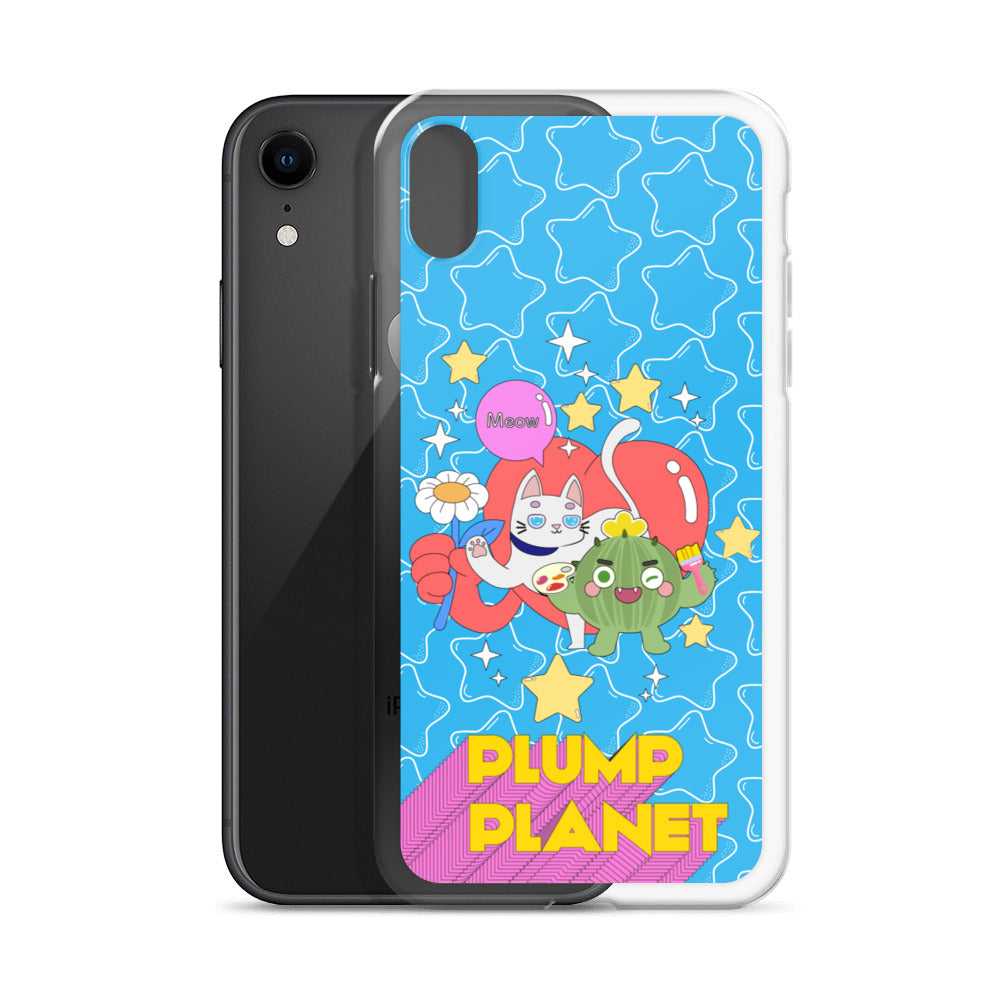 【iPhone】Cactus Press B to Meow - Phone Clear Case