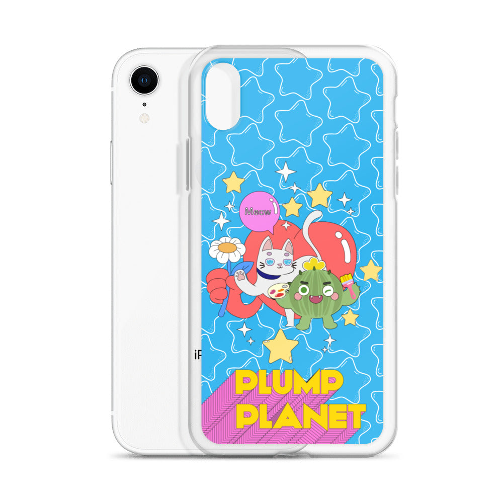 【iPhone】Cactus Press B to Meow - Phone Clear Case