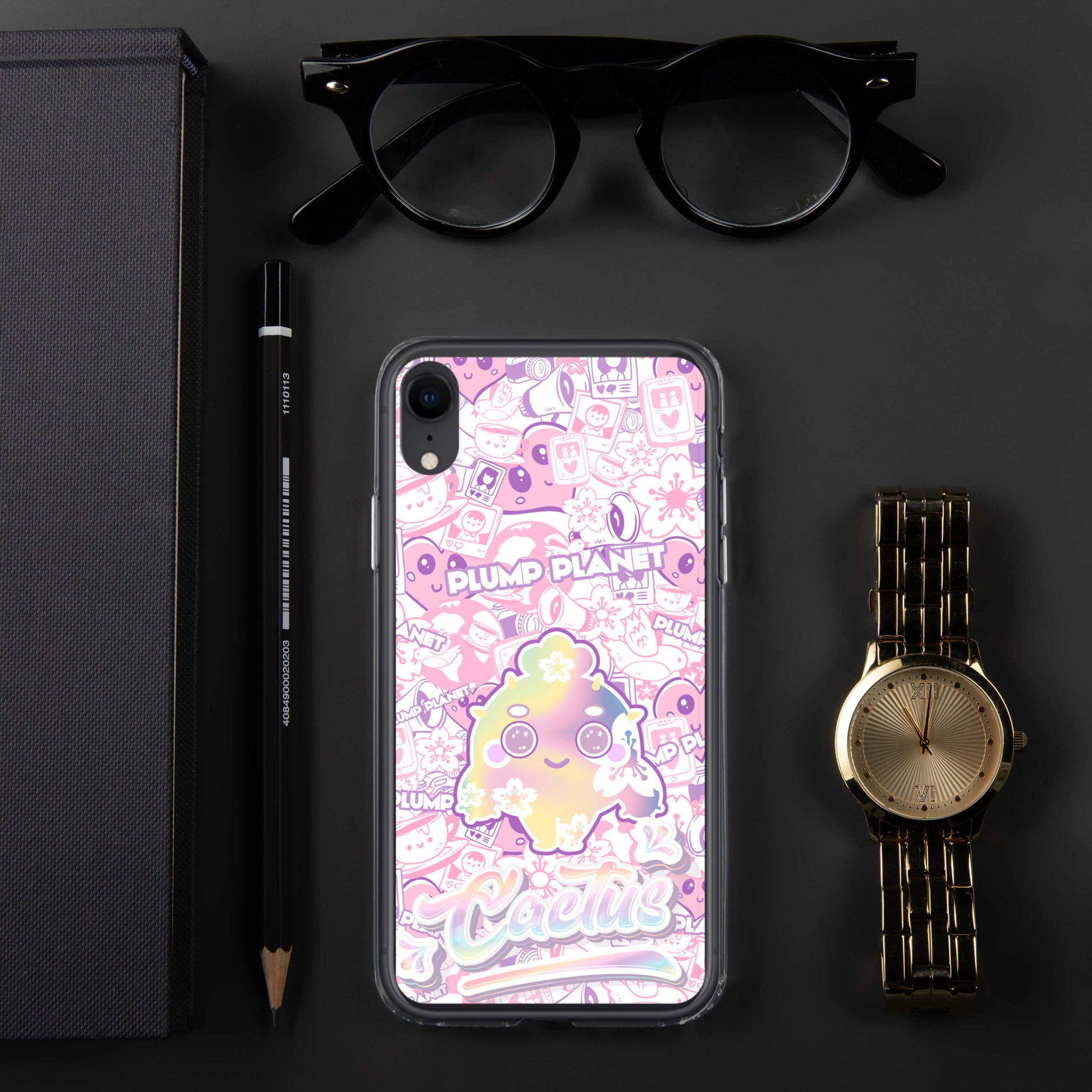 【iPhone】Sakura Pink Cactus - Phone Clear Case