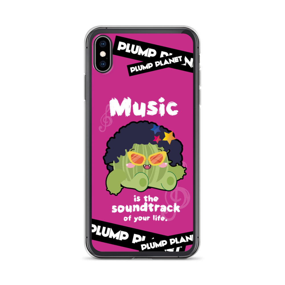 【iPhone】Music is the soundtrack of Life  - Phone Clear Case