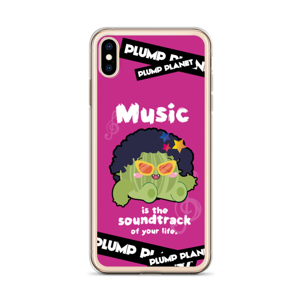 【iPhone】Music is the soundtrack of Life  - Phone Clear Case