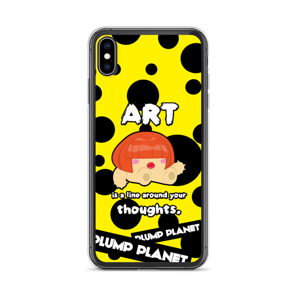 【iPhone】ART is a line around your thoughts  - Phone Clear Case