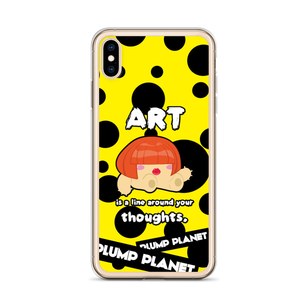 【iPhone】ART is a line around your thoughts  - Phone Clear Case