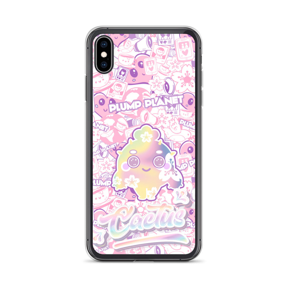 【iPhone】Sakura Pink Cactus - Phone Clear Case