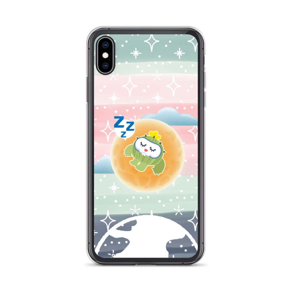 【iPhone】Sleeping on The Moon - Phone Clear Case