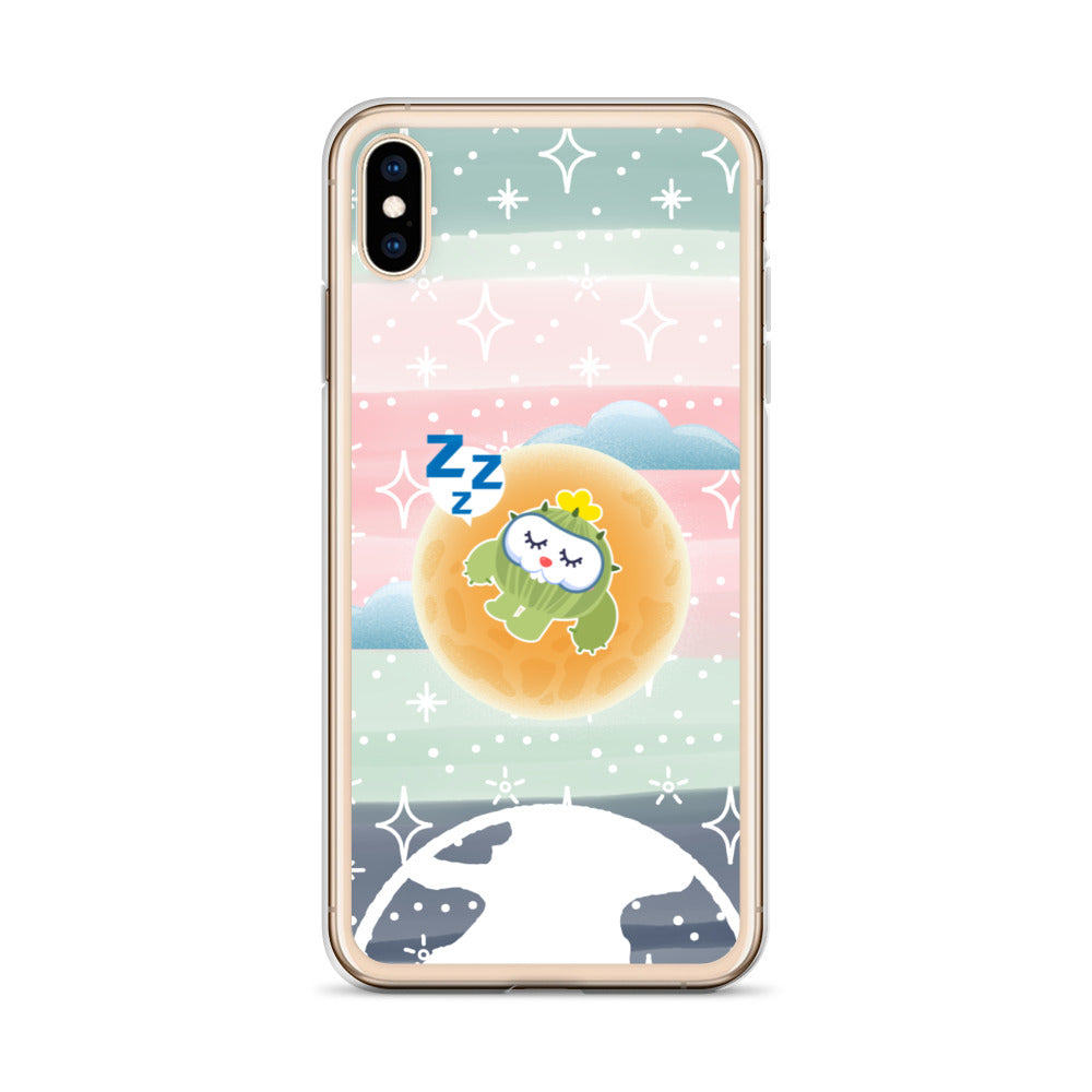 【iPhone】Sleeping on The Moon - Phone Clear Case