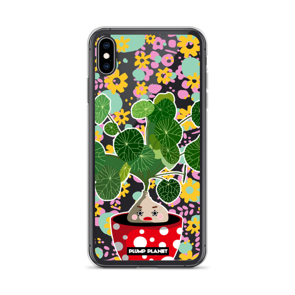 【iPhone】Colorful Forest Pot Plant - Phone Clear Case