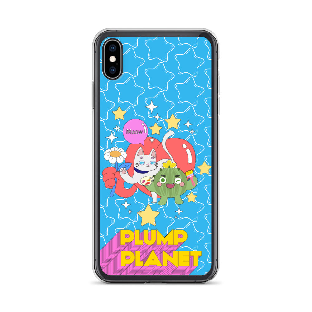 【iPhone】Cactus Press B to Meow - Phone Clear Case