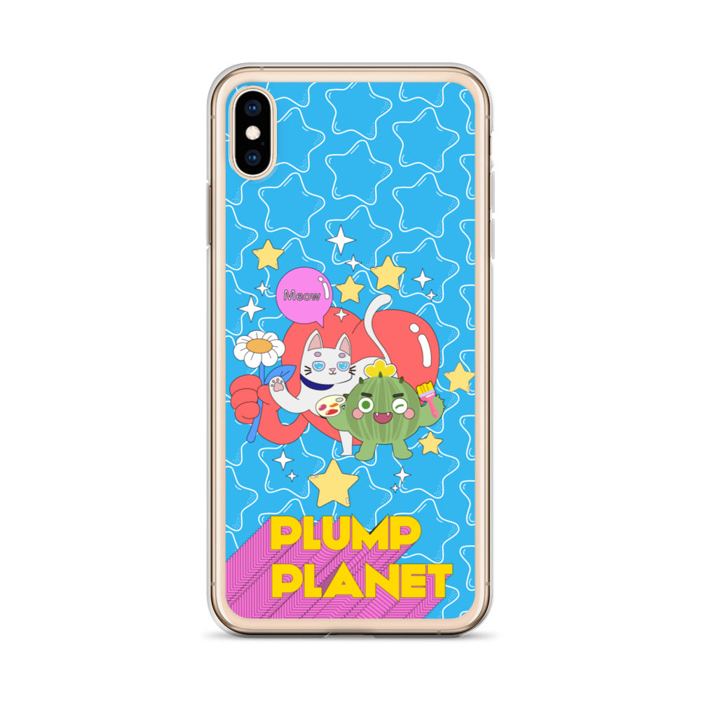 【iPhone】Cactus Press B to Meow - Phone Clear Case
