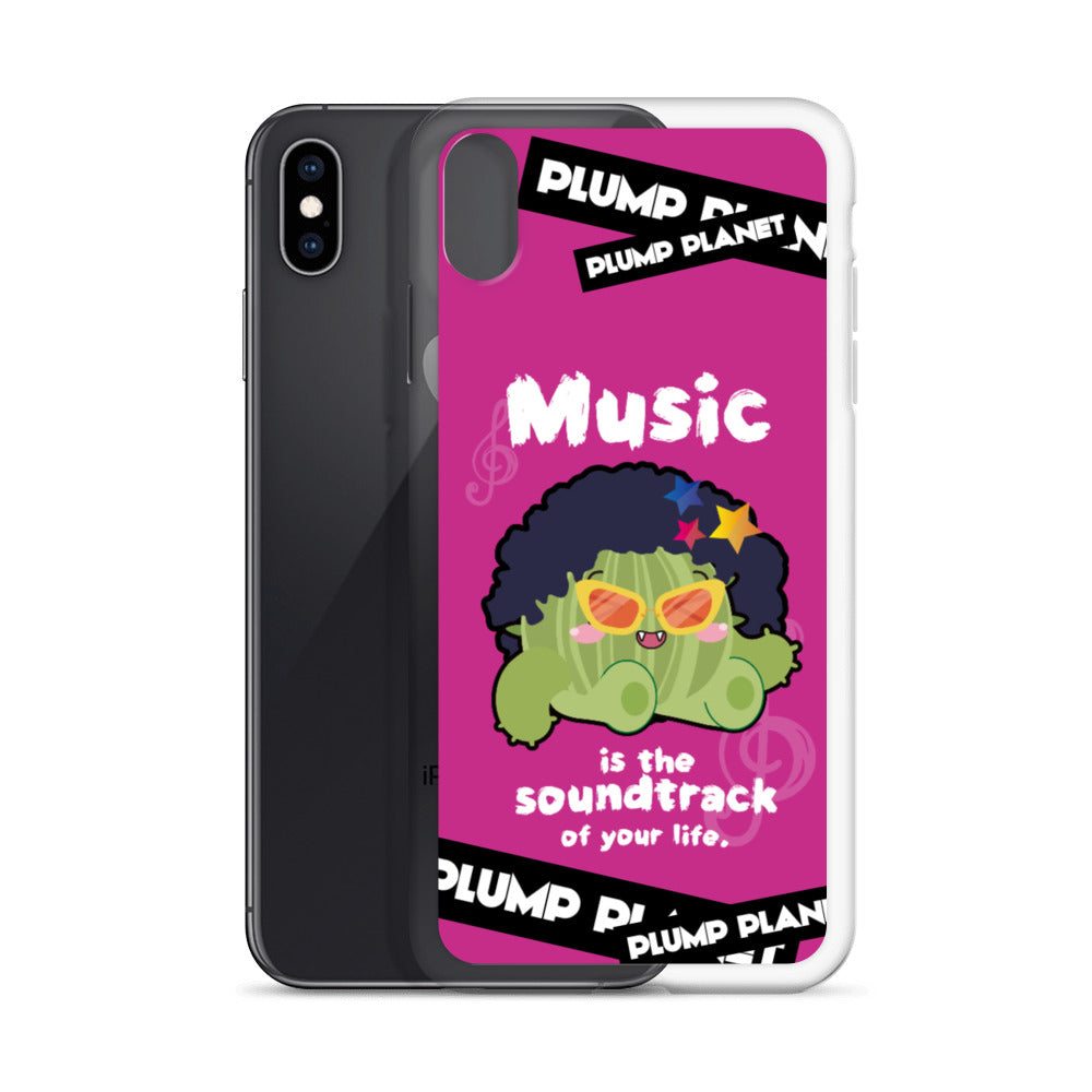 【iPhone】Music is the soundtrack of Life  - Phone Clear Case