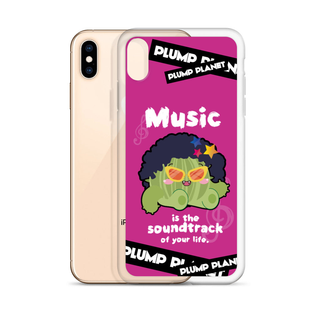 【iPhone】Music is the soundtrack of Life  - Phone Clear Case