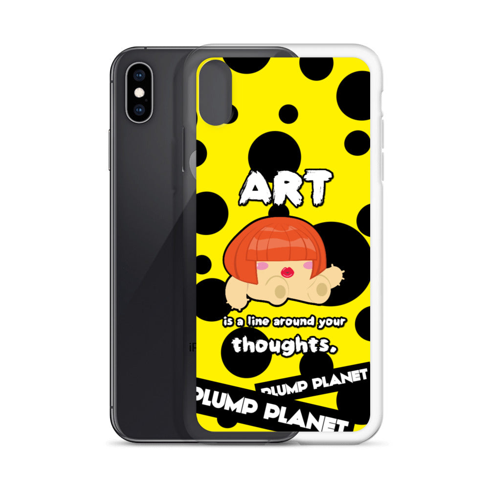 【iPhone】ART is a line around your thoughts  - Phone Clear Case