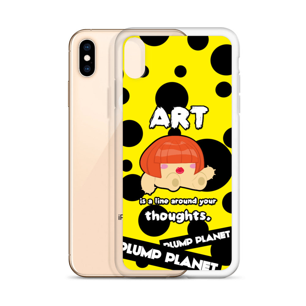 【iPhone】ART is a line around your thoughts  - Phone Clear Case