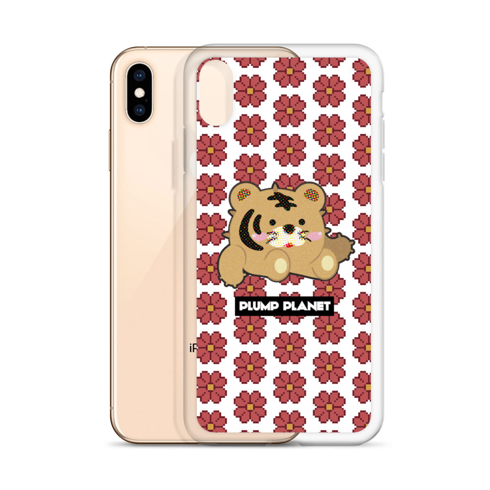 【iPhone】Pixel Cactus Tiger - Phone Clear Case