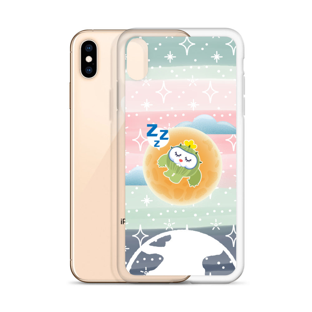 【iPhone】Sleeping on The Moon - Phone Clear Case