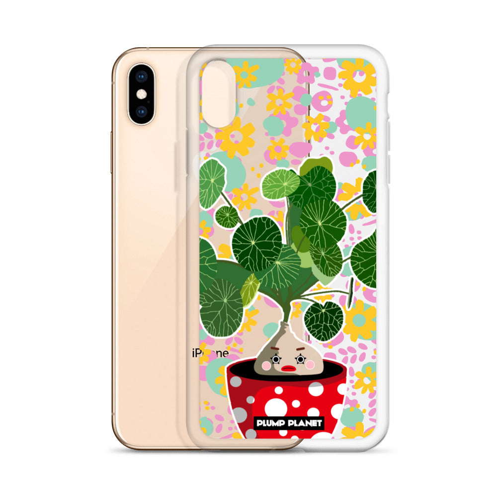 【iPhone】Colorful Forest Pot Plant - Phone Clear Case