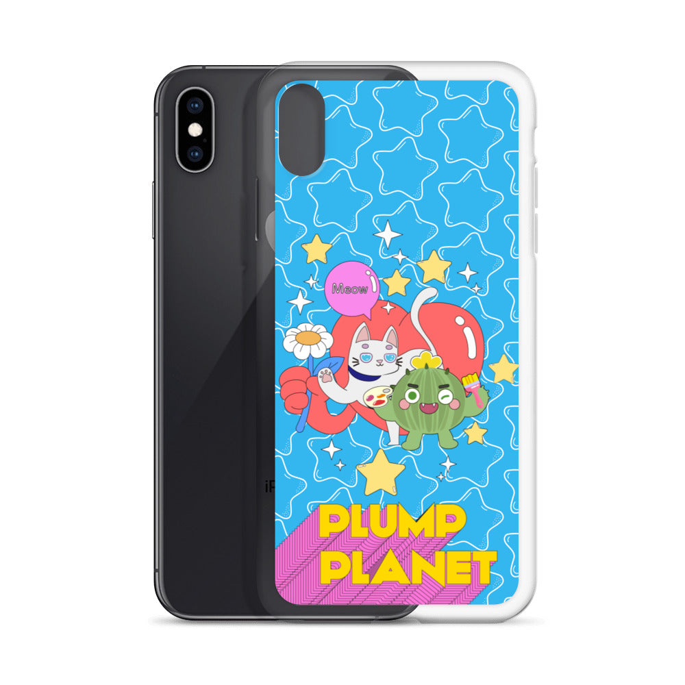 【iPhone】Cactus Press B to Meow - Phone Clear Case