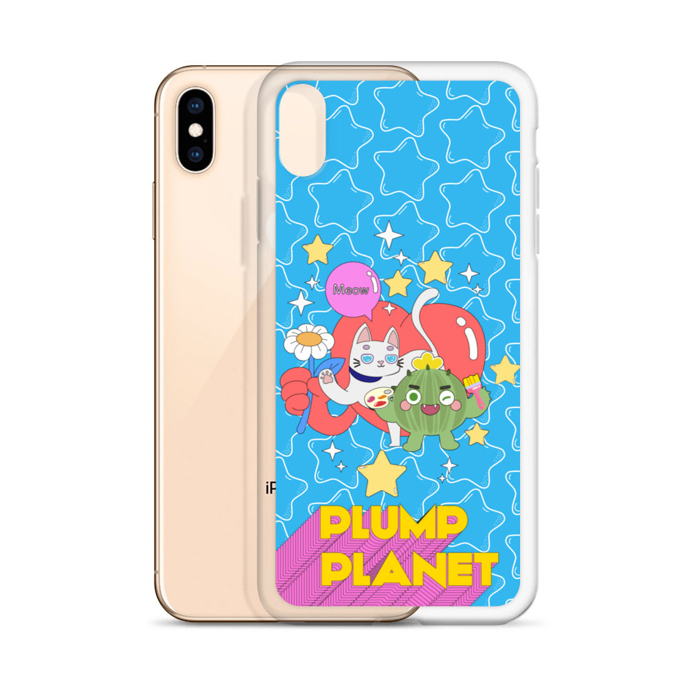 【iPhone】Cactus Press B to Meow - Phone Clear Case