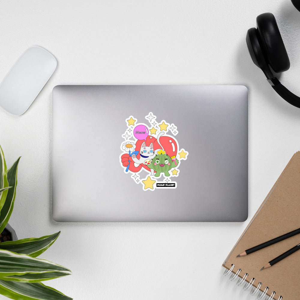 Bubble-free stickers