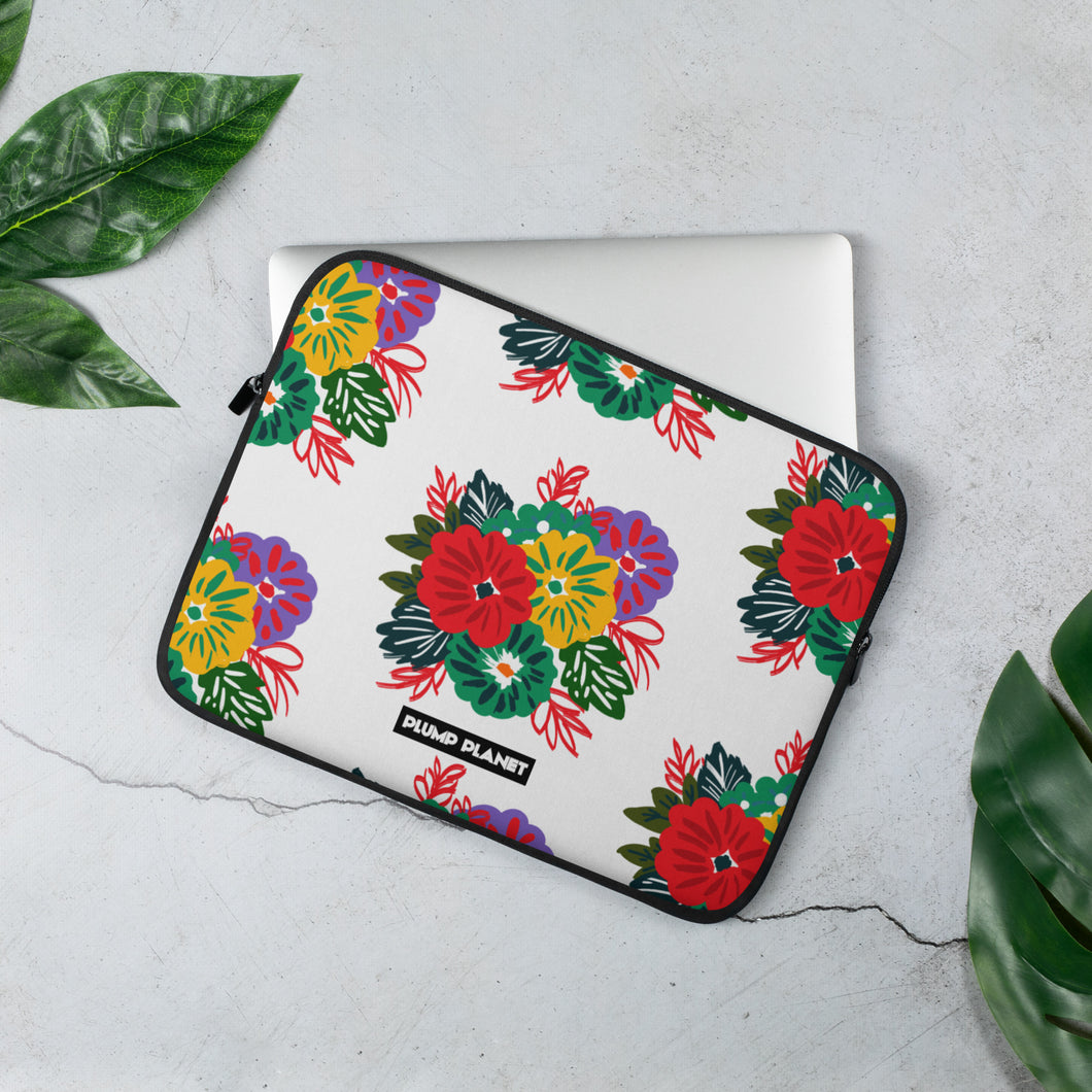 Secret Flower Pattern - Laptop Sleeve | 筆電保護套,適合13寸15寸筆電、Macbook 或 Macbook Pro | Plump Planet