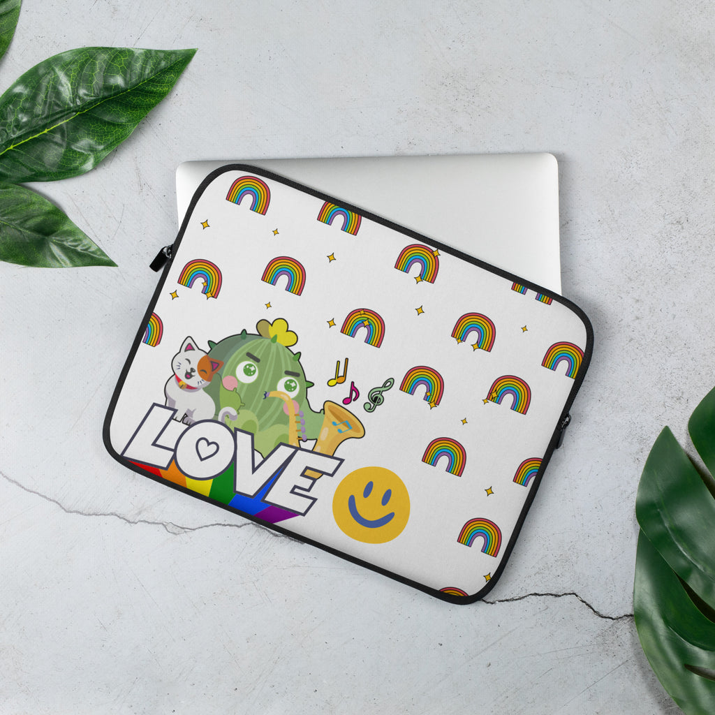 Cactus Boy - LOVE | 筆電保護套,適合13寸15寸筆電、Macbook 或 Macbook Pro | Plump Planet