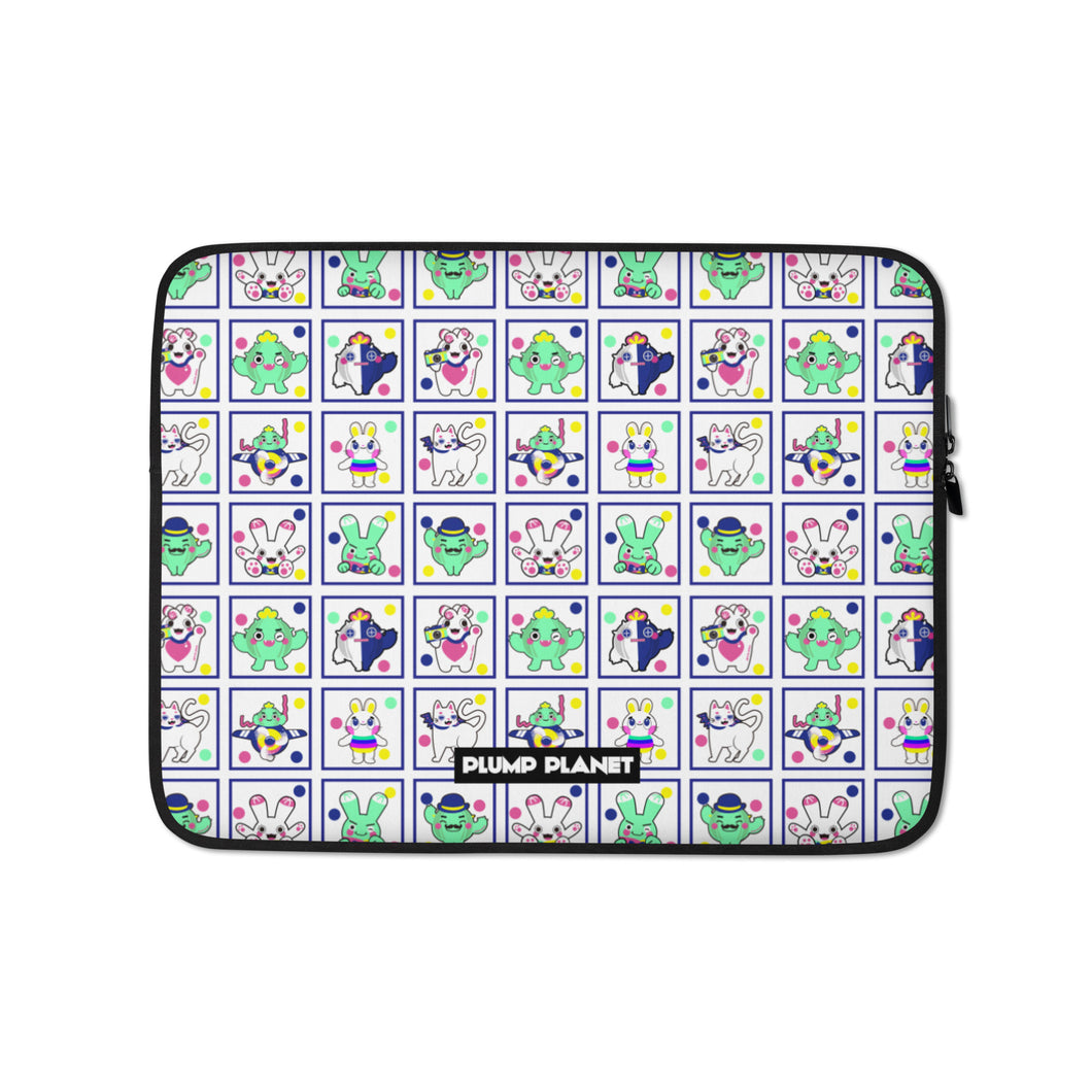 Colourful Cactus Family | 筆電保護套 Laptop Sleeve,適合13寸15寸筆電、Macbook 或 Macbook Pro