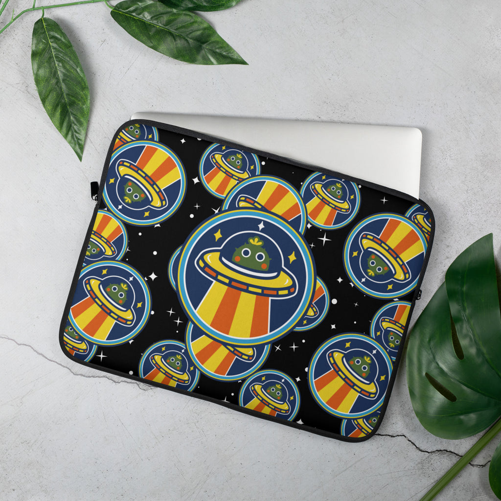 Cactus SpaceShip - Laptop Sleeve | 筆電保護套,適合13寸15寸筆電、Macbook 或 Macbook Pro | Plump Planet