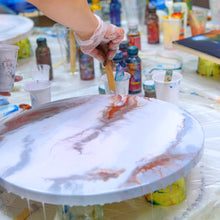 Load image into Gallery viewer, PlanetCraft Abstract Healing Fluid Painting Workshop Acrylic Resin Pouring Art Workshop

