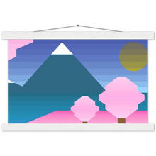 將圖片載入圖庫檢視器 富士山啞光木架海報 Fujisan Mountain Matte Paper Poster &amp; Hanger
