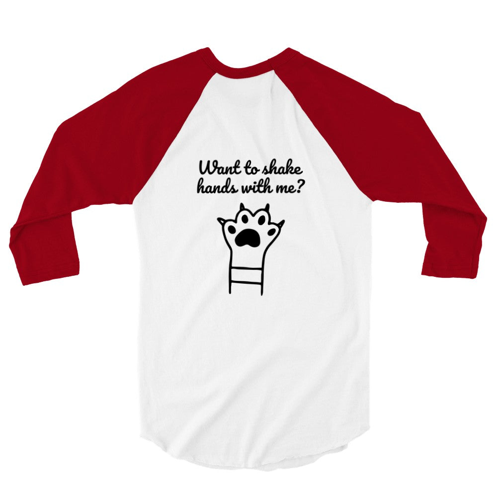 Unisex 3/4 sleeve Raglan T-shirt