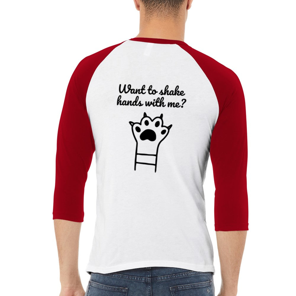 Unisex 3/4 sleeve Raglan T-shirt