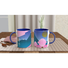 Load image into Gallery viewer, 【Free Shipping】Fuji Mountain 11oz Ceramic Mug with Color Inside
