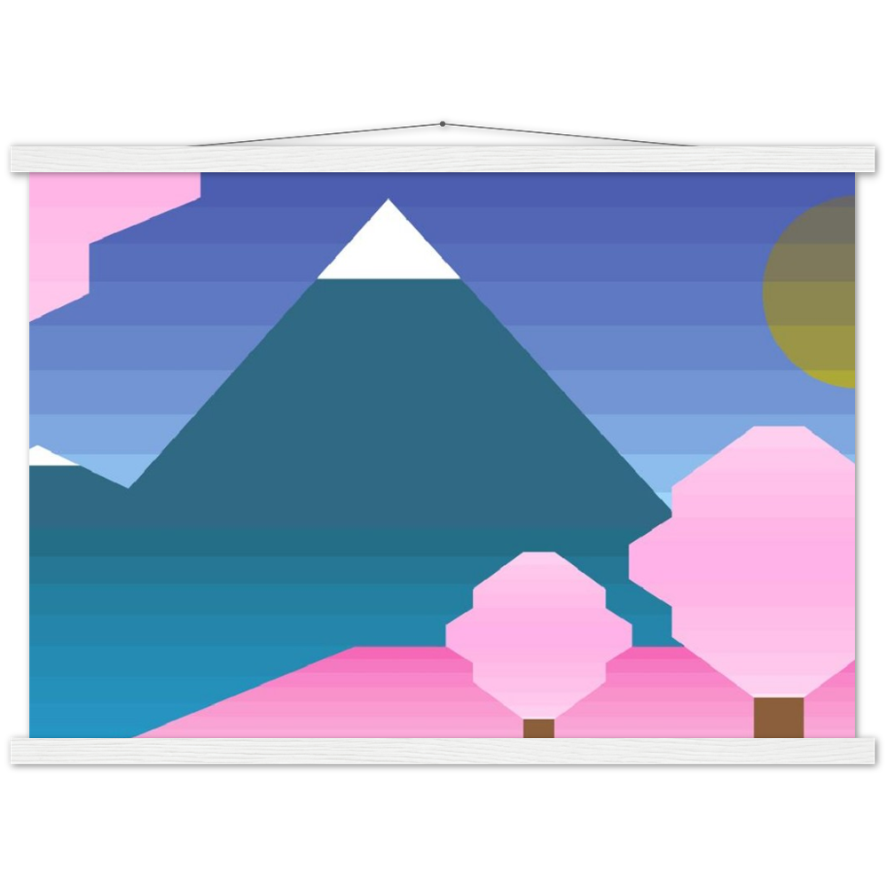 富士山啞光木架海報 Fujisan Mountain Matte Paper Poster & Hanger