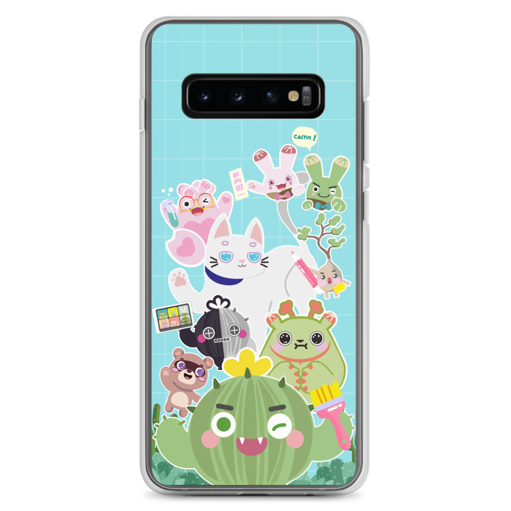 【Samsung】Plump Planet Summer Holiday - Phone Clear Case