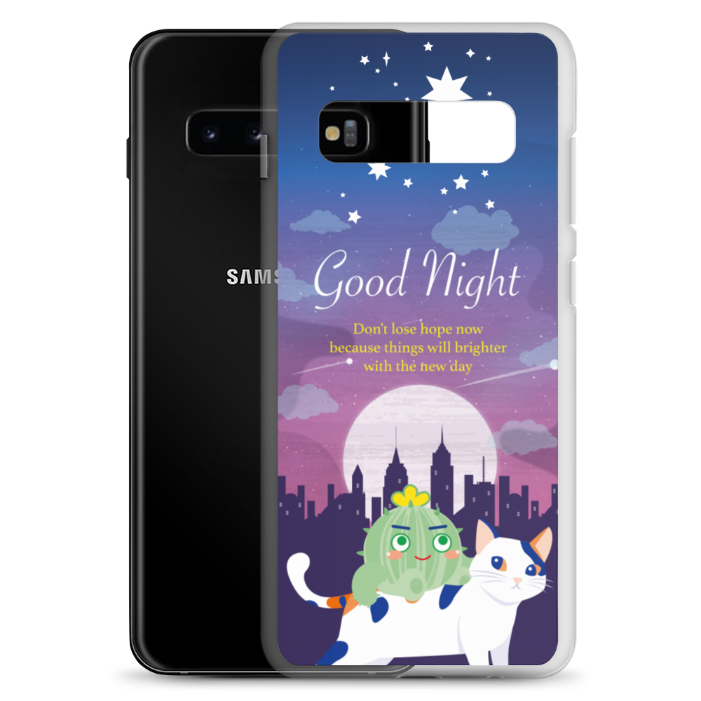 【Samsung】Good Night - Phone Clear Case