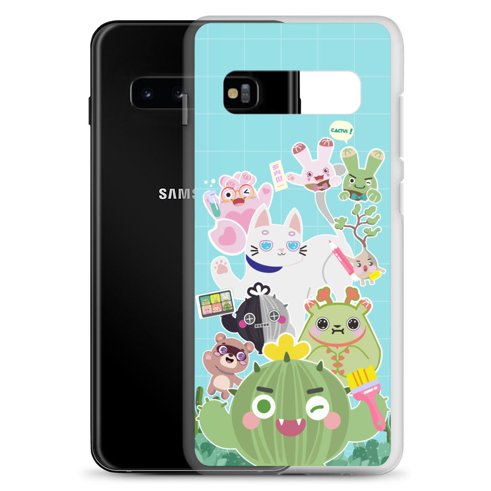 【Samsung】Plump Planet Summer Holiday - Phone Clear Case