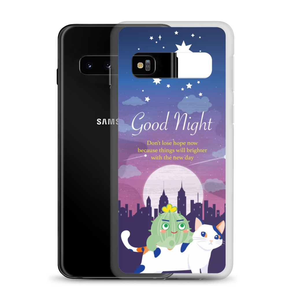 【Samsung】Good Night - Phone Clear Case