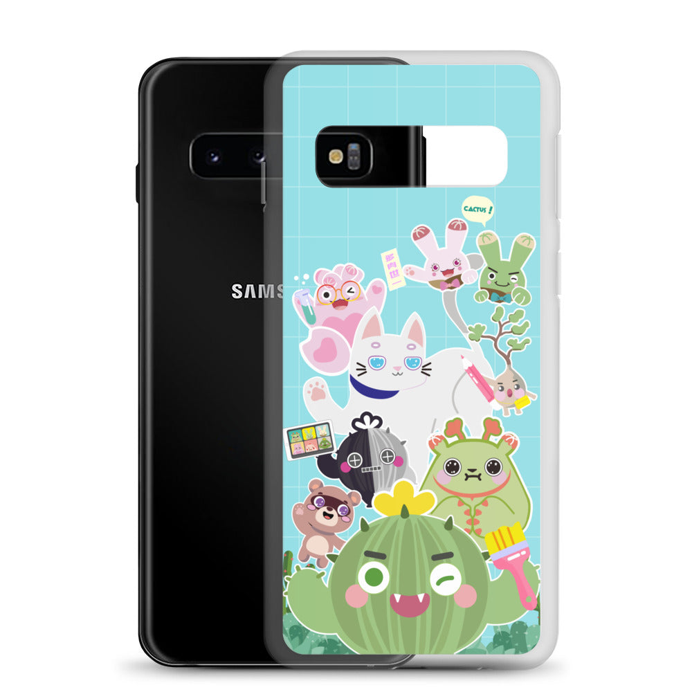 【Samsung】Plump Planet Summer Holiday - Phone Clear Case