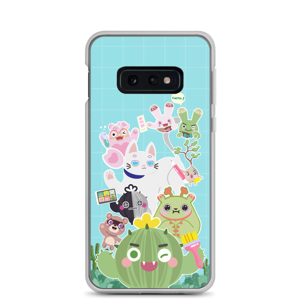 【Samsung】Plump Planet Summer Holiday - Phone Clear Case