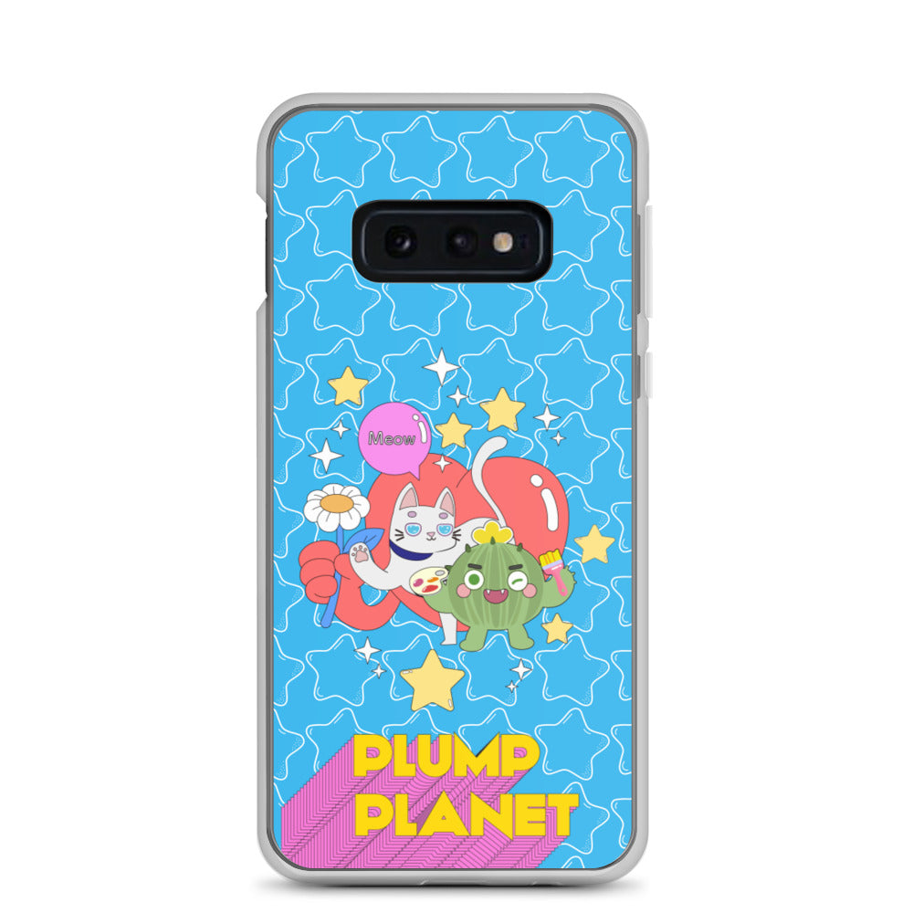 【Samsung】Cactus with Cat Friend Spock - Phone Clear Case