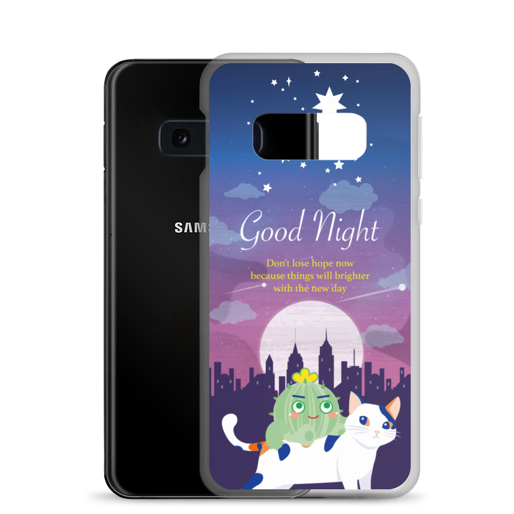 【Samsung】Good Night - Phone Clear Case