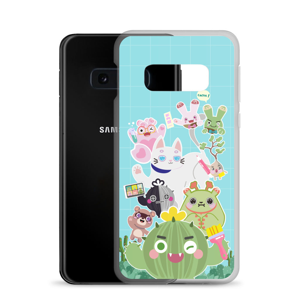 【Samsung】Plump Planet Summer Holiday - Phone Clear Case